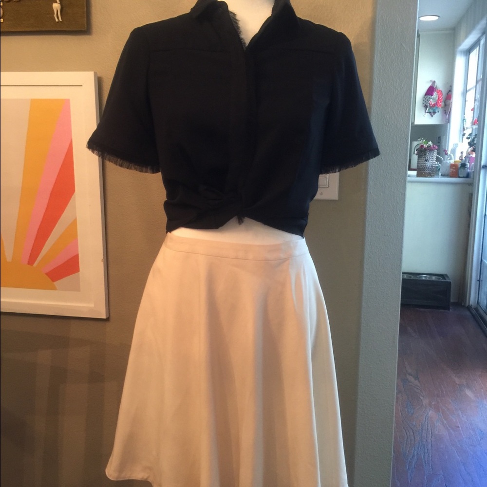 Vintage Silk Versace Skirt Size 42 - Picture 4 of 10